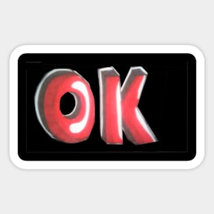 OK Sticker